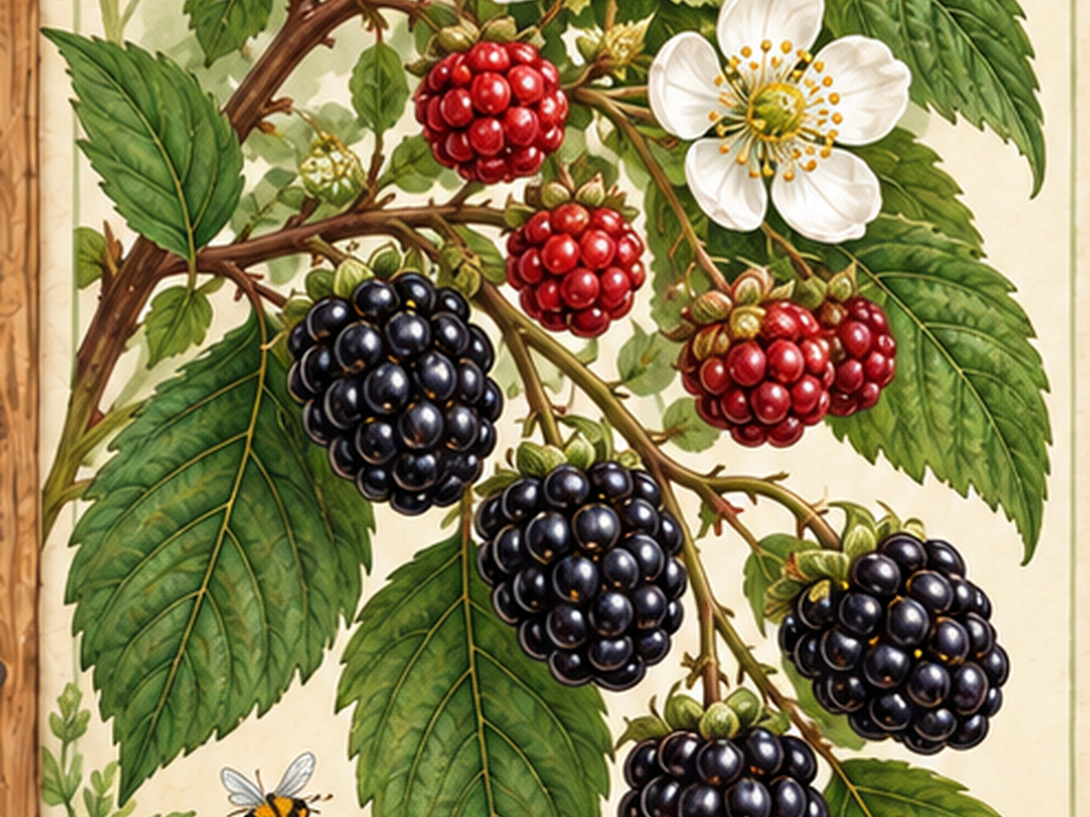 Stachellose Brombeere